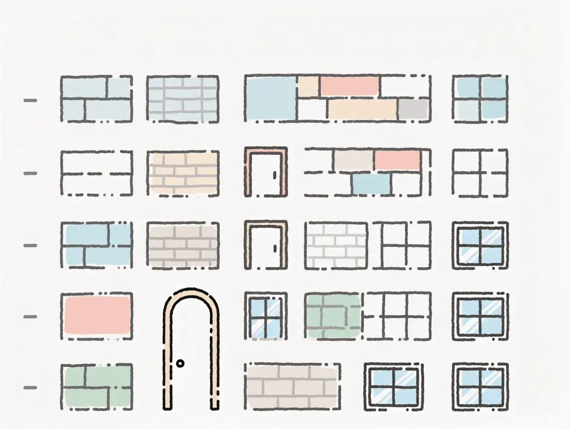 Walls, Doors & Windows Library