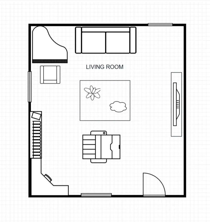 Living Room Floor Plan