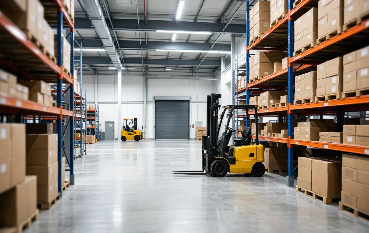 Large industrial warehouse space - warehouse floor plan design
