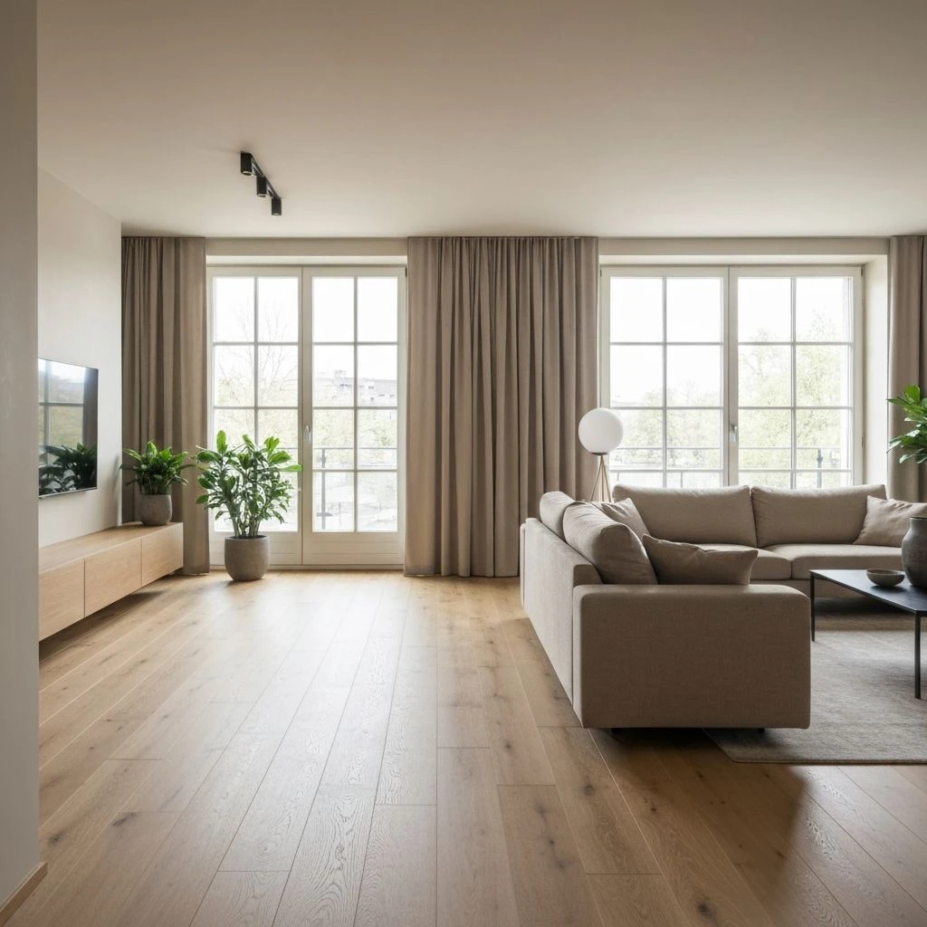 AI floor plan to furnished room