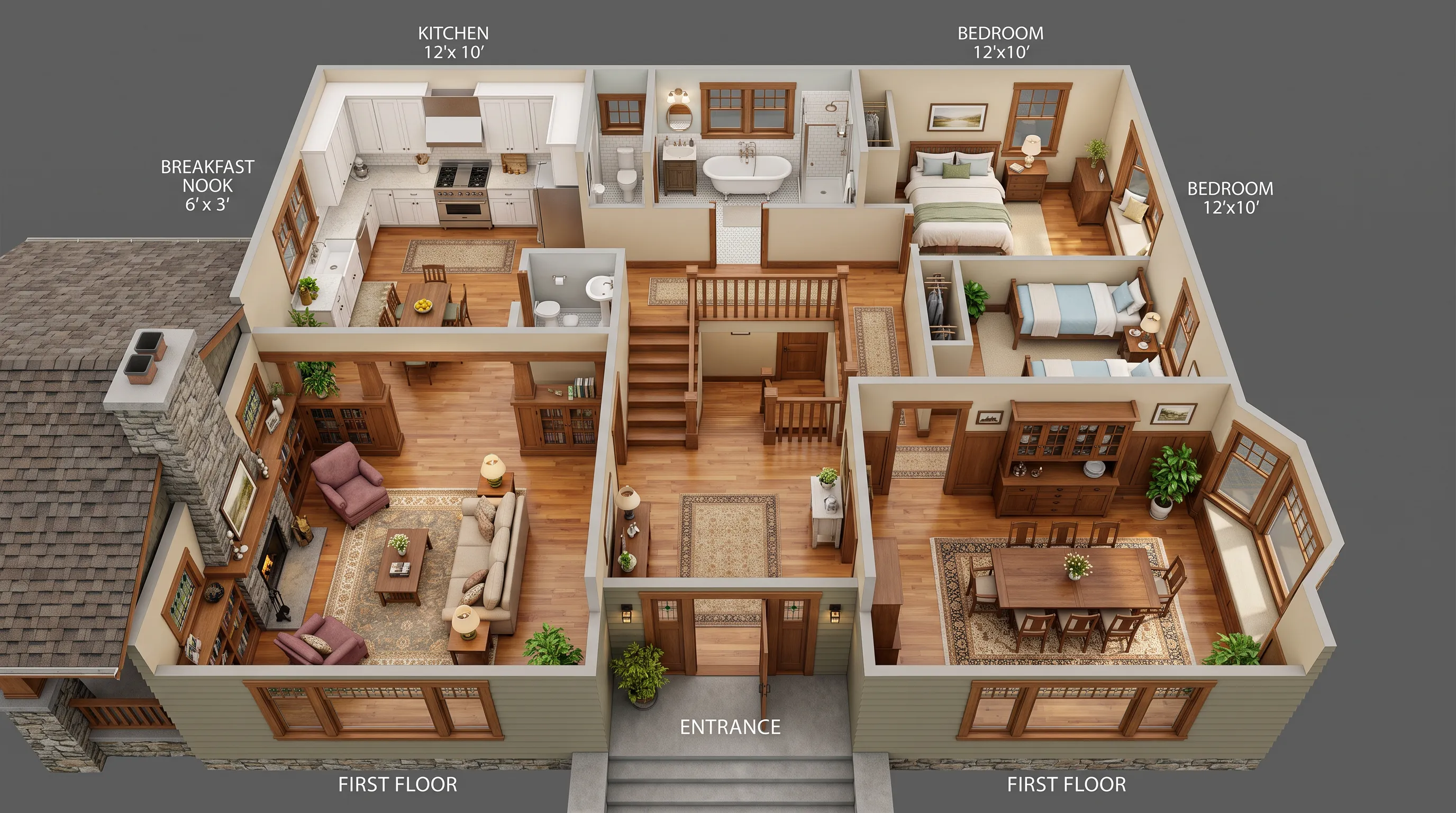 1920s Pacific Northwest Craftsman Home