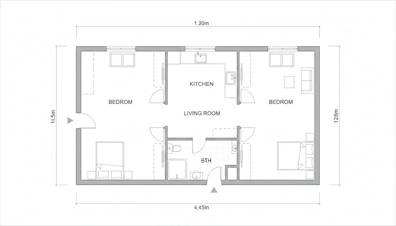 2-Bedroom Home on Micro-Plot
