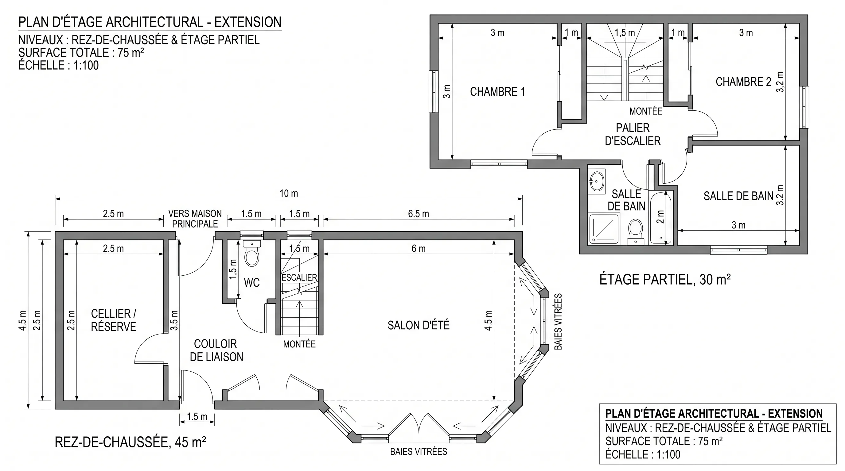 French House Extension — Two-Level Summer Lounge