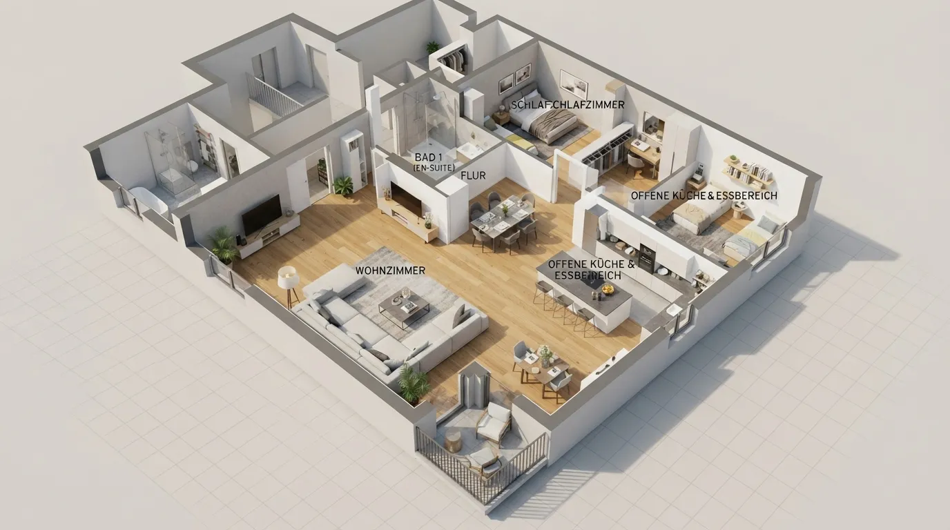 German 3-Bedroom Home