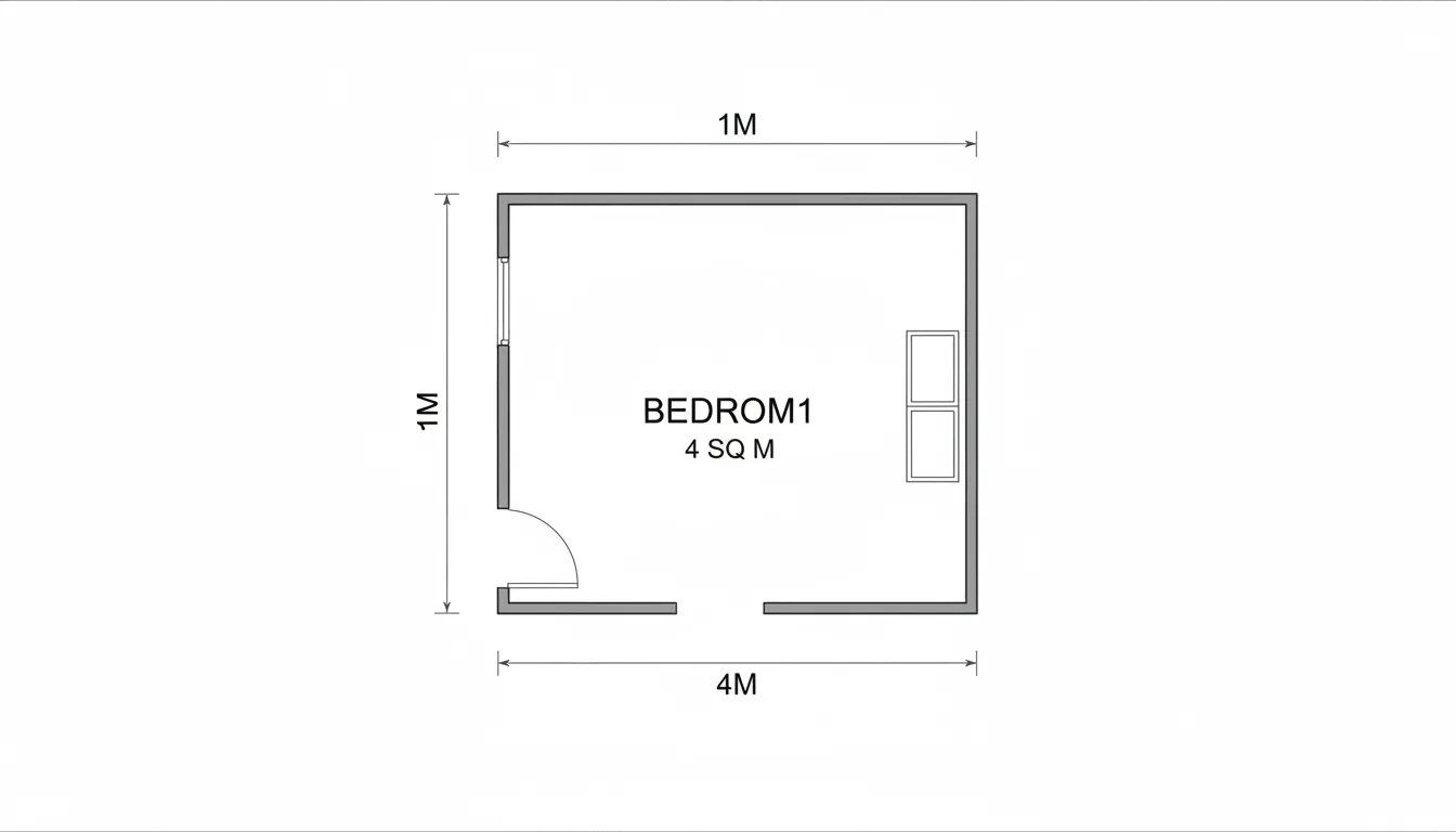 Italian Ultra-Narrow Bedroom
