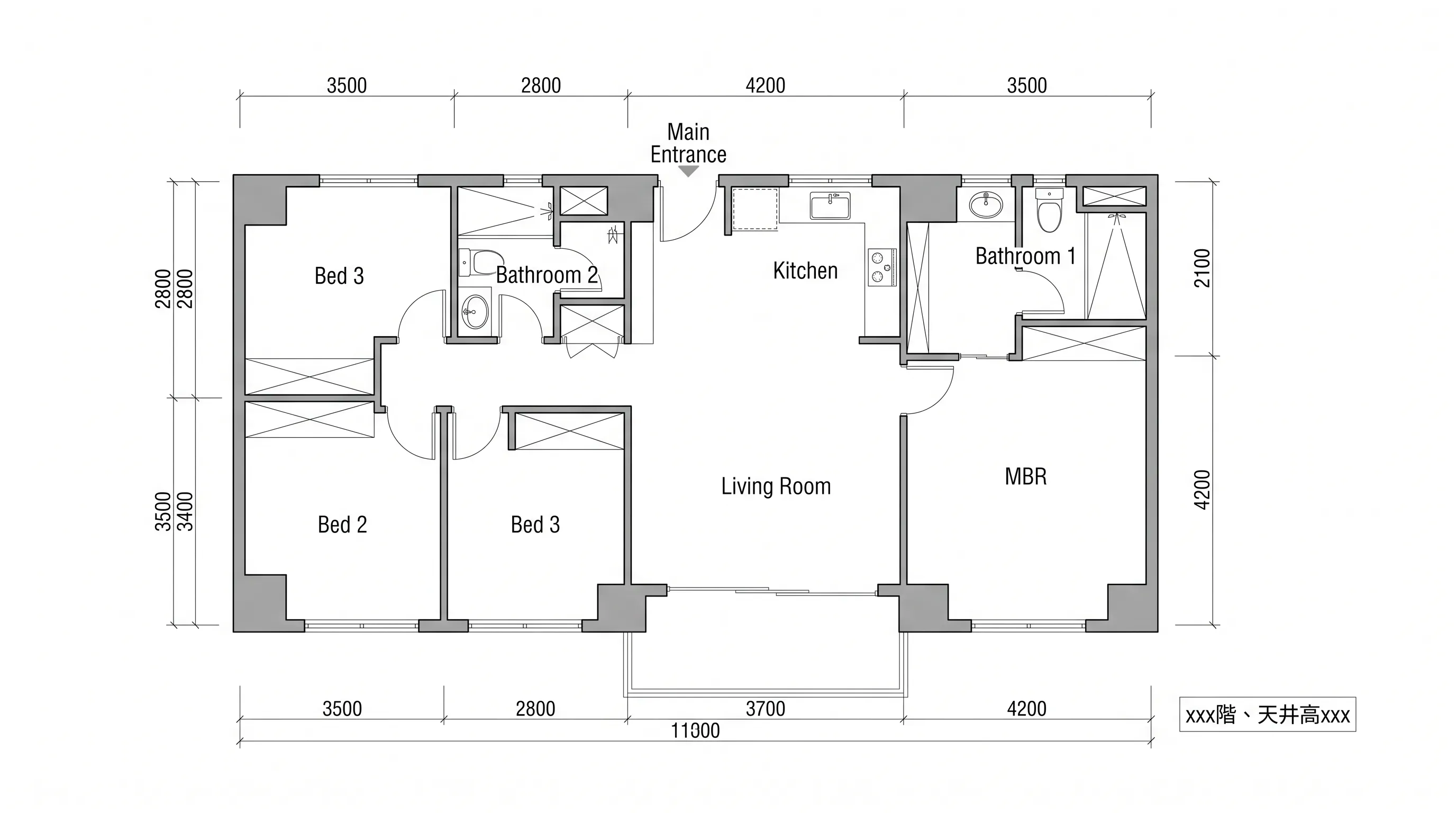Japanese 3-Bedroom Home — First Japanese User