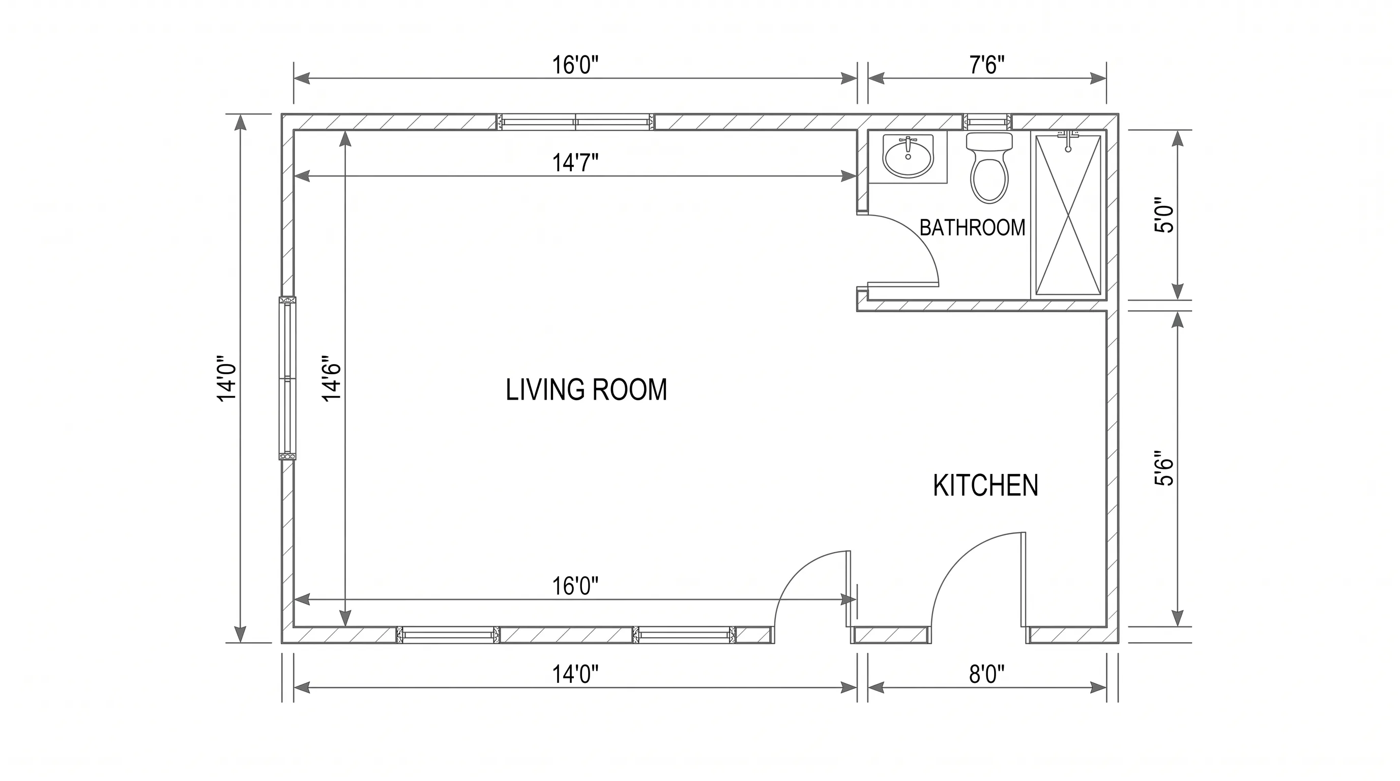 Studio Workspace — Open Plan
