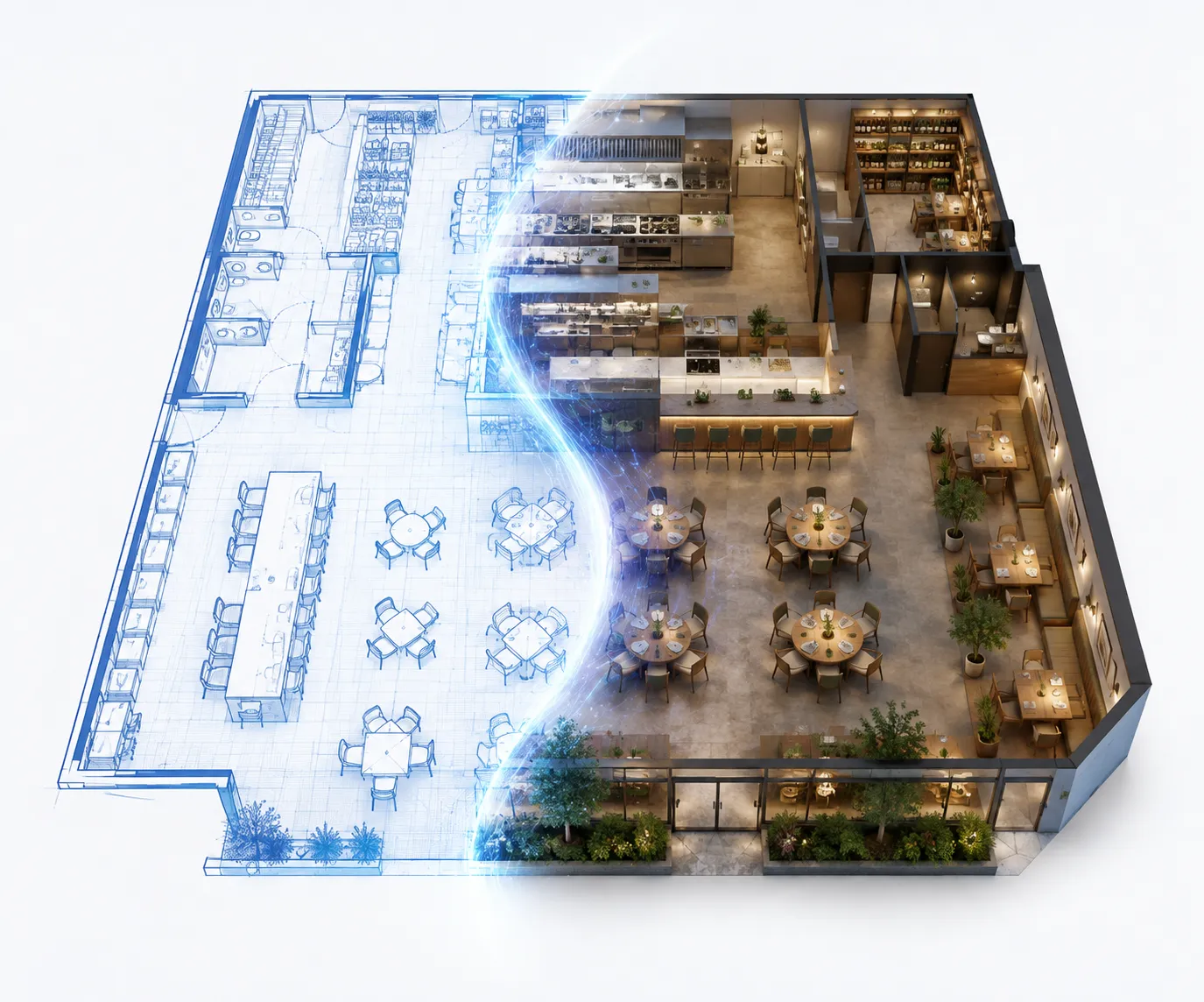 Restaurant Floor Plan Design
